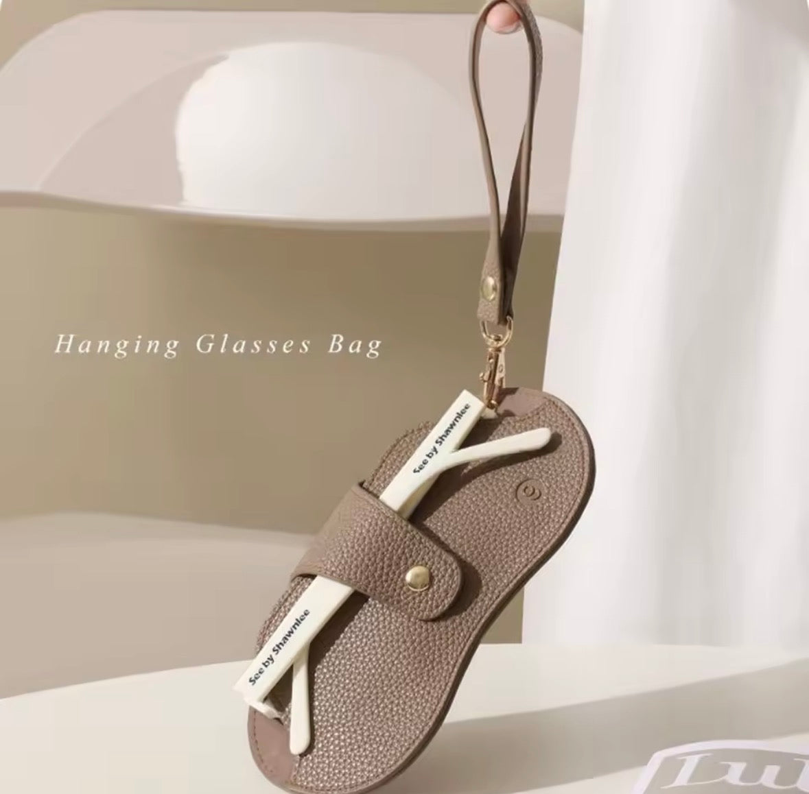AURA™ Premium Leather Glasses Case