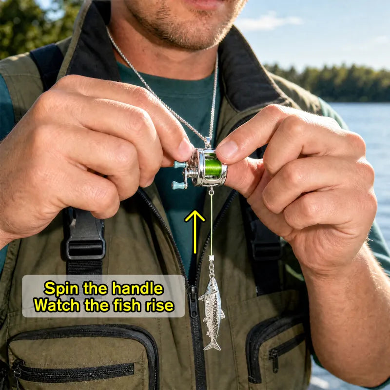 Fishing Reel Necklace - Aura™