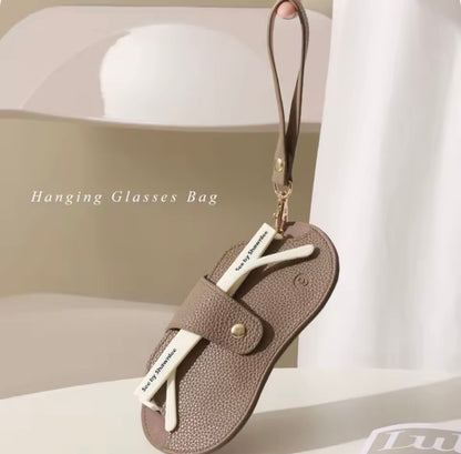 AURA™ Premium Leather Glasses Case
