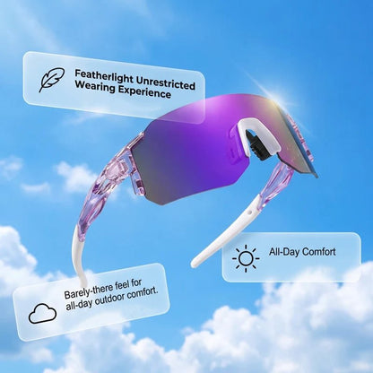 Aura Vision Pro Polarized Sports Sunglasses | UV400 Protection for Fishing, Cycling & Outdoor Performance - Aura™